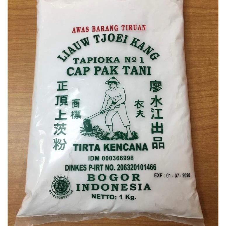 

Promo Tepung Sagu Tani Liauw Tjoei Kang 1 Kg / Tepung Tapioca Liauw Tjoei Kang