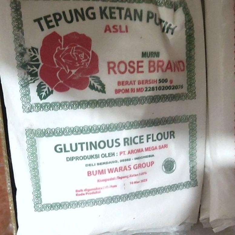 

Promo Tepung Ketan Rose Brand 500Gr