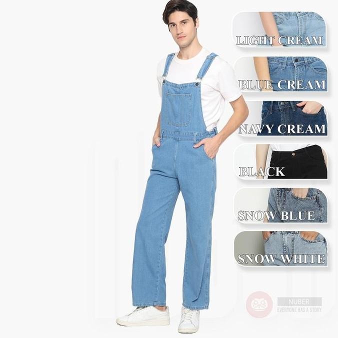 Nuber Jumpsuit Pria Overall Wearpack Jeans B01
