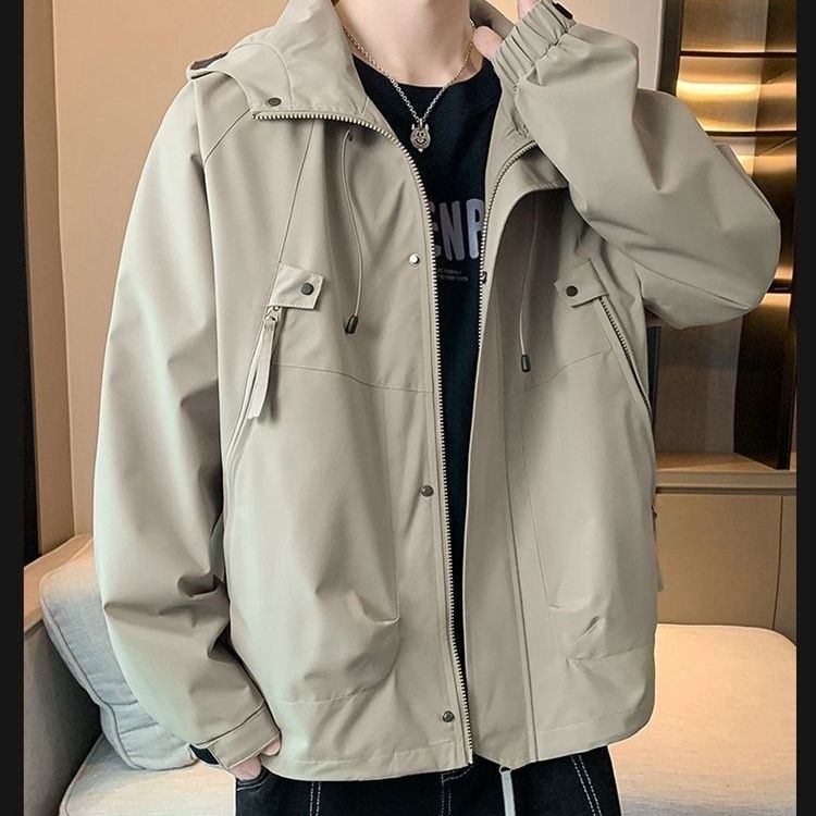 New Men's Jacket Coat Sports Windbreaker Travel Outerwear