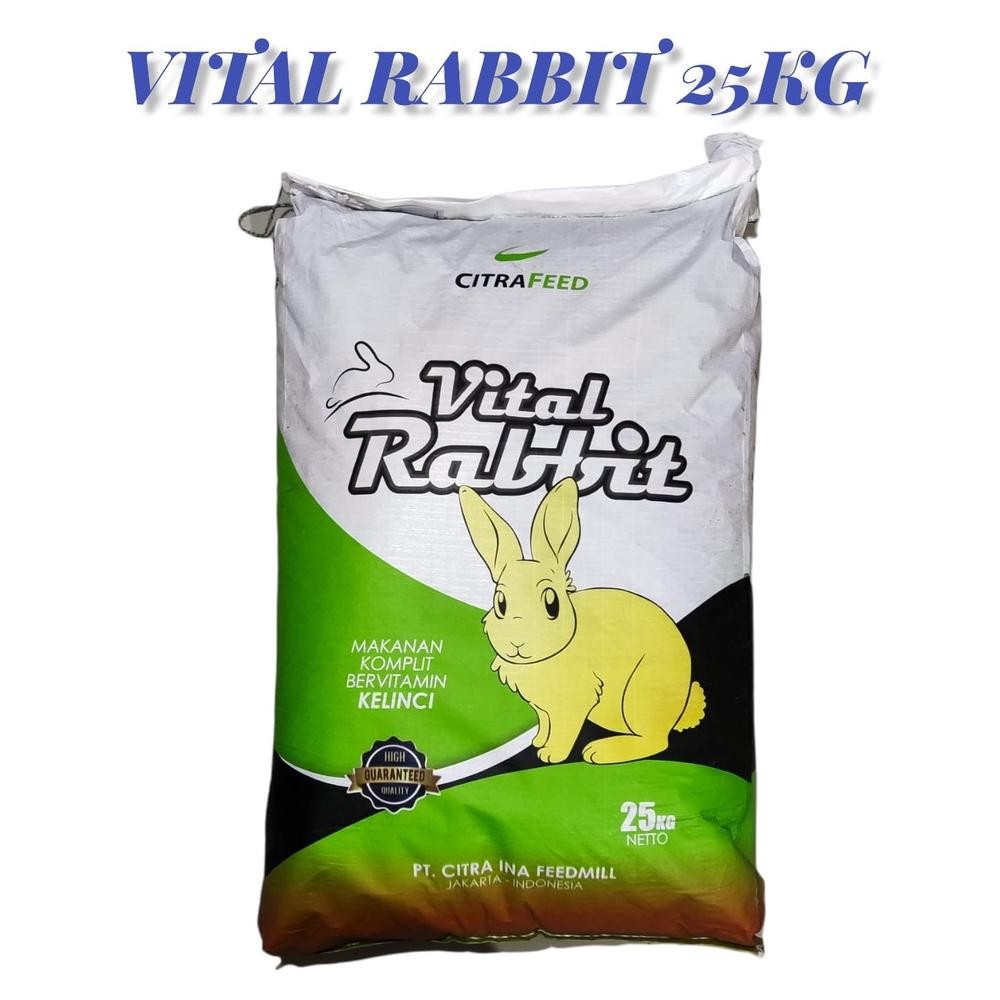 citra feed citrafeed vital rabbit 25kg pakan pelet kelinci 25 kg AST