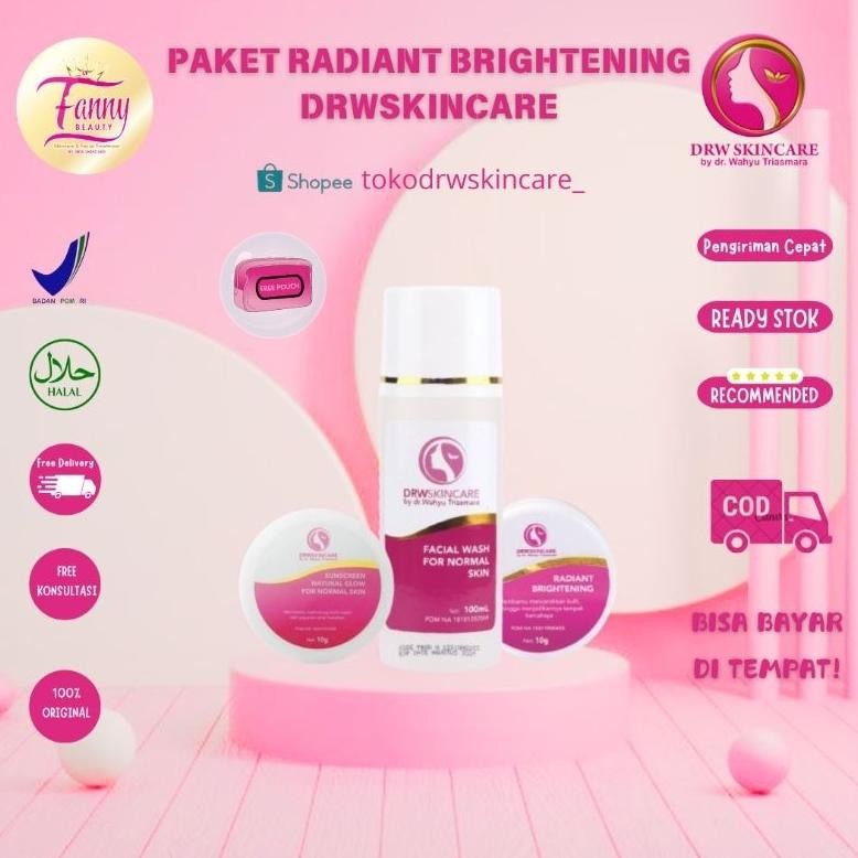 DRW Skincare Paket Normal Skin Radiant Brightening [ FLEK HITAM ]