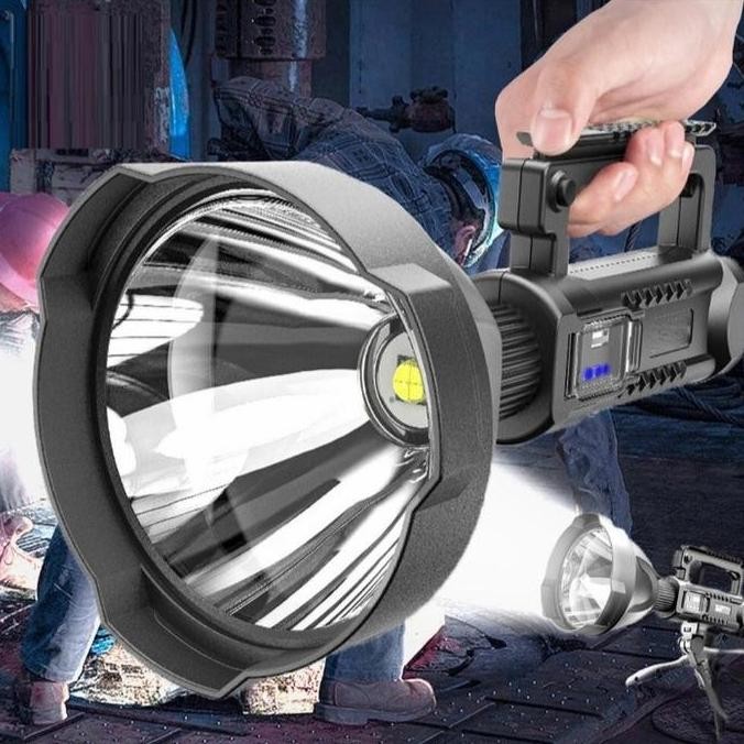 Senter Sorot Super Bright 9000 Lumens Big Lamp Leed Xhp50 Usb Charger