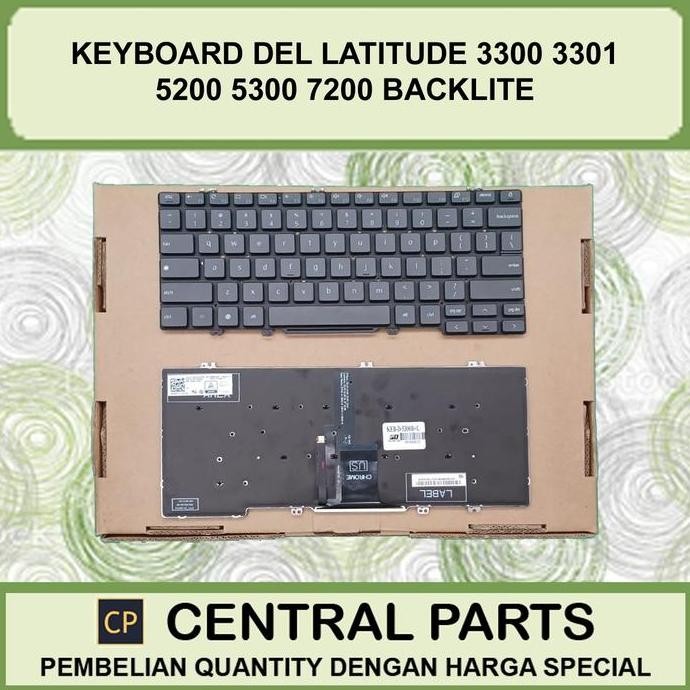 Keyboard Dell Latitude 3300 3301 5200 5300 7200 Backlite New Stok