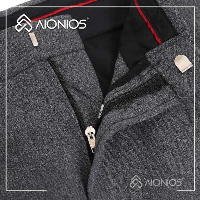 Celana Kerja Pria Slimfit / Celana Bahan Pria Dasar Kain Hitam &Warna