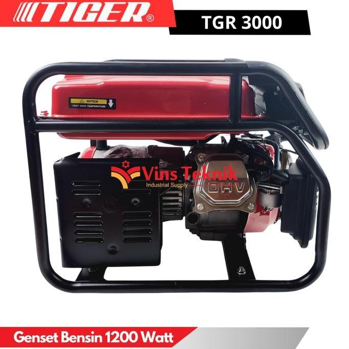 Terlaris Tiger Tgr3000 Genarator Set Genset 4Tak Genset Bensin 1200Watt Ready Stok