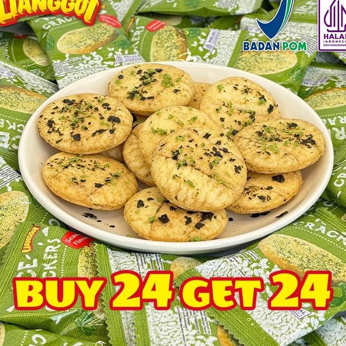 

2424Pcs N Craers Cemilan Sehat Renyah Sna Kantor Viral Halal 200Gr Lianggui