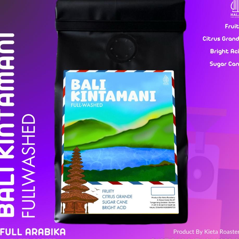 

Kieta Roastery Kopi Bali Kintamani Arabika 1Kg Bubuk Roasted Coffee Bean Single Gin
