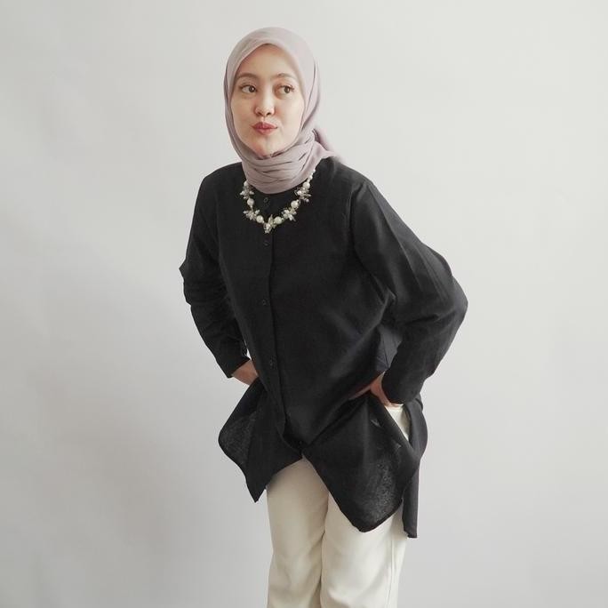 Tunik Luna Linen Rami Katun