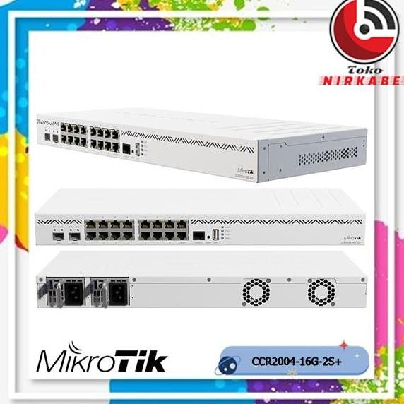 Mikrotik Ccr2004-16G-2S+ | Ccr2004 16G 2S+ | Ccr 2004 16G 2S+ New Stok