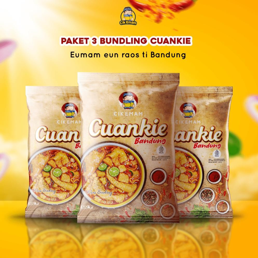 

TERMURAH CIKEMAM - Paket Cuanki Isi 3 PCS - Cuanki Kuah Instan - Cuanki Khas Bandung - Cuankie Pedas Halal Siap kirim