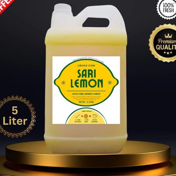 

Lema Sari Lemon 5 Liter Air Lemon Murni Pure Lemon