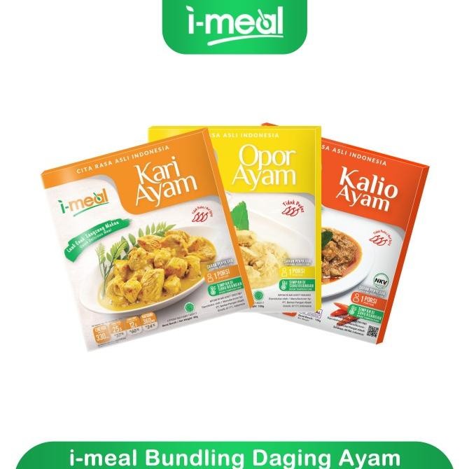 

READY STOK I-Meal Bundling Daging Ayam Halal Sterilisasi Siap kirim