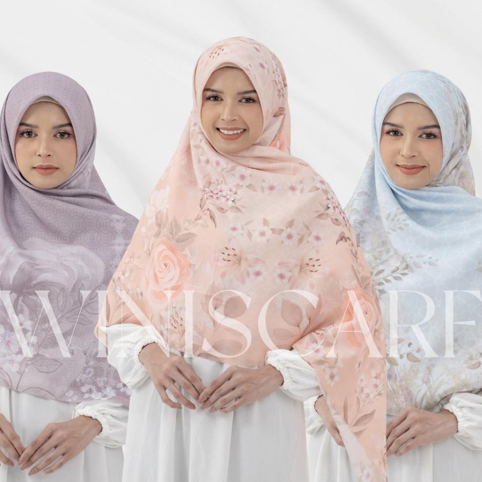 Hijab Jumbo Syari Motif Luxury Print Dital