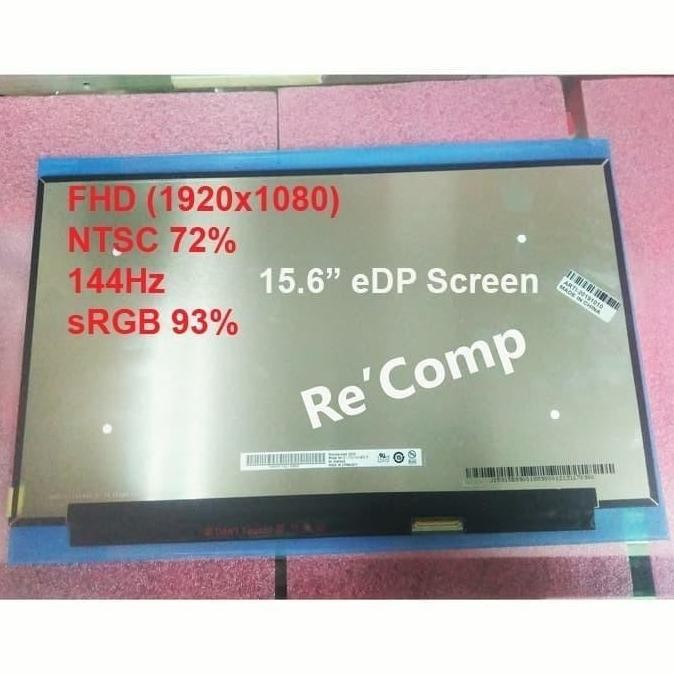 Layar Led Lcd Hp Victus 15 Fa0116Tx 15-Fa0011Tx 15.6 Inch Fhd 144Hz New Stok