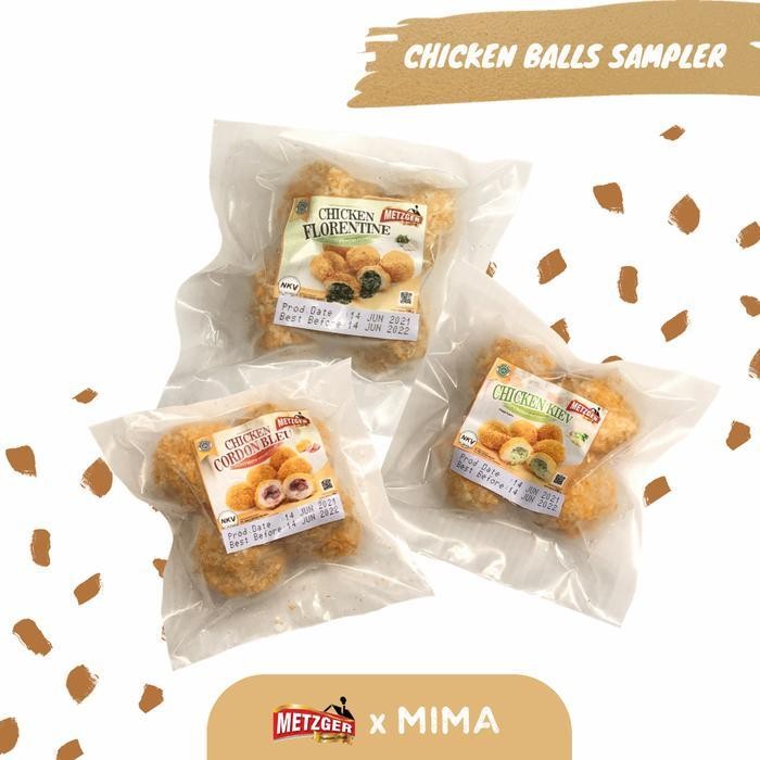 

Metzger Halal Chicken Balls Sampler 1 Set 3 Packs Original Dan Terpercaya