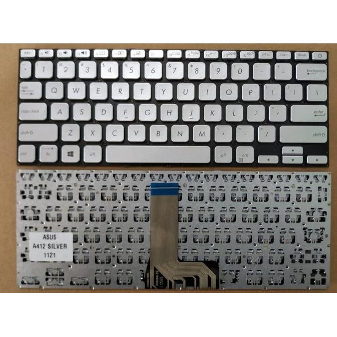 Keyboard Asus Expertbook Y1411 Y1411Cd Y1411Cda P1411 P1411Cma Silver New Stok