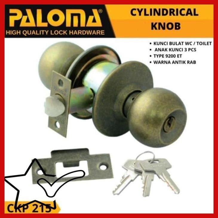 [ISB] PALOMA CKP 215 KUNCI BULAT KAMAR MANDI CKP215 KUNCI PINTU KAMAR MANDI