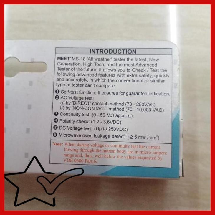 [ISB] MEET OBENG LISTRIK TESPEN MS-18 ALL WEATHER TESTER MS18