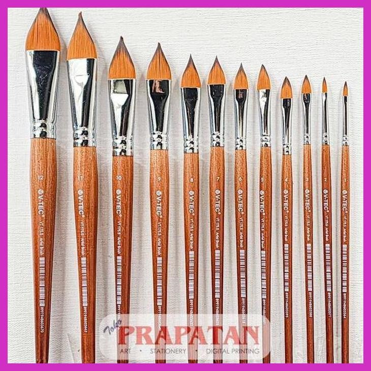 

( SEKOLAH / LUKIS ) SALE KUAS LUKIS V-TEC VT175S OVAL WASH | V-TEC PAINT BRUSH OVAL WASH (SENI / MENGGAMBAR / ART / KERAJINAN ) PACKING AMAN
