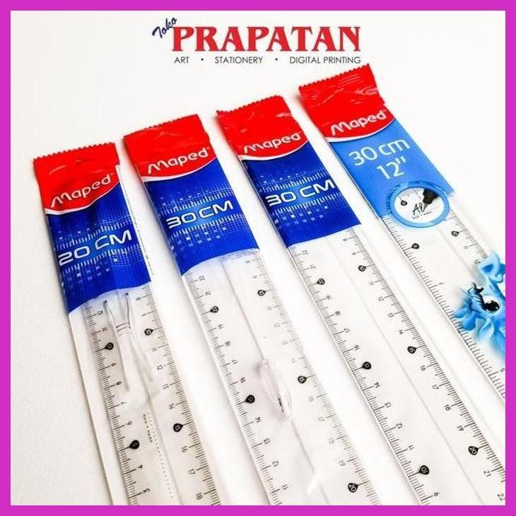 

( SEKOLAH / LUKIS ) PROMO MAPED ESSENTIALS RULER WITH/WITHOUT HANDLE 20/30CM (SENI / MENGGAMBAR / ART / KERAJINAN ) PRIVASI AMAN