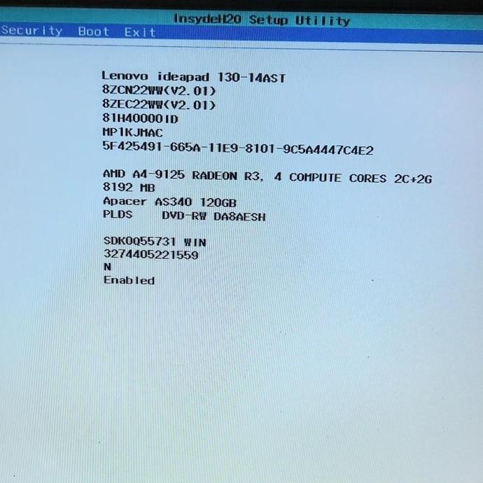 [Normal] Motherboard Lenovo Ideapad 130-14Ast Mainboard 81H4 Tested New Stok