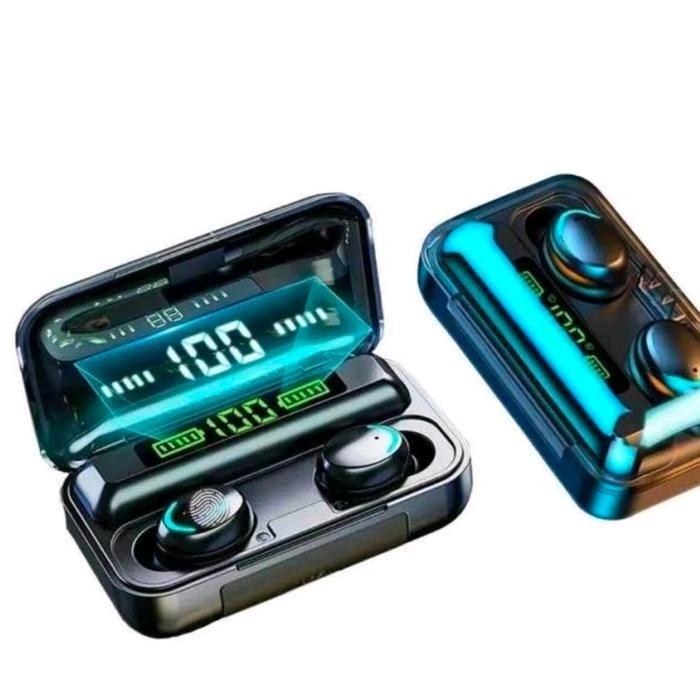 Headset Tws F9 Headset Bluetooth Bisa Berfungsi Sebagai Power Bank