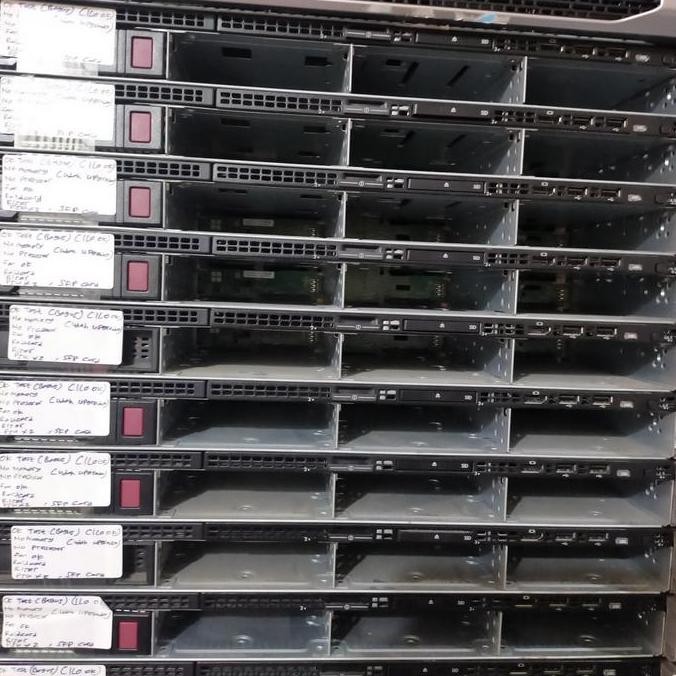 Lelang Server Hp Dl360P E5-2640V2(*2)Ram128Gb, Hdd 450Gb,Raidcard,Psu2 New Stok
