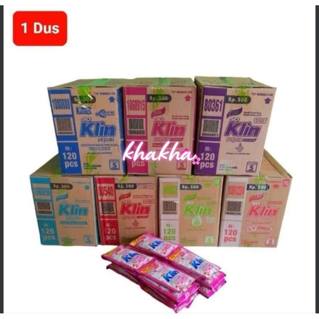 Soklin Liquid / Soklin Cair Liquid 1Dus / Soklin Pakaian