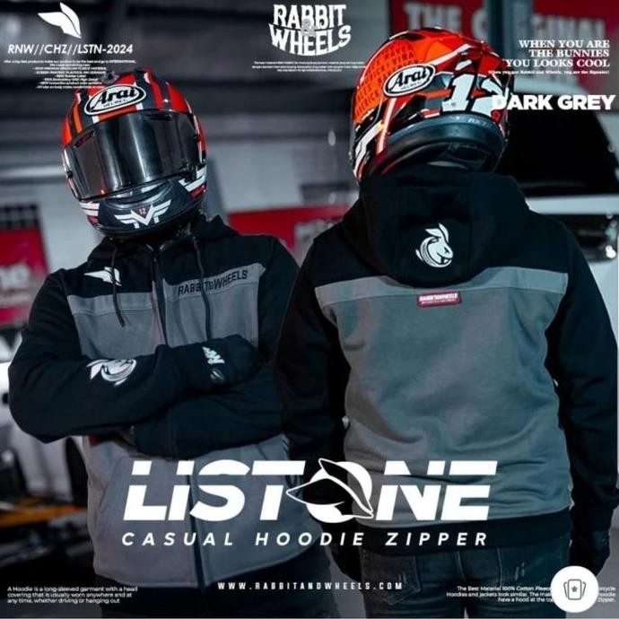 Rabbit And Wheels List One Zipper Casual Hoodie Co