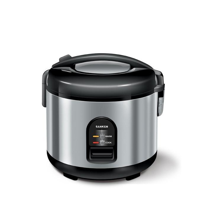 Sanken Rice Cooker Stainless 1.2 Liter Sj-150