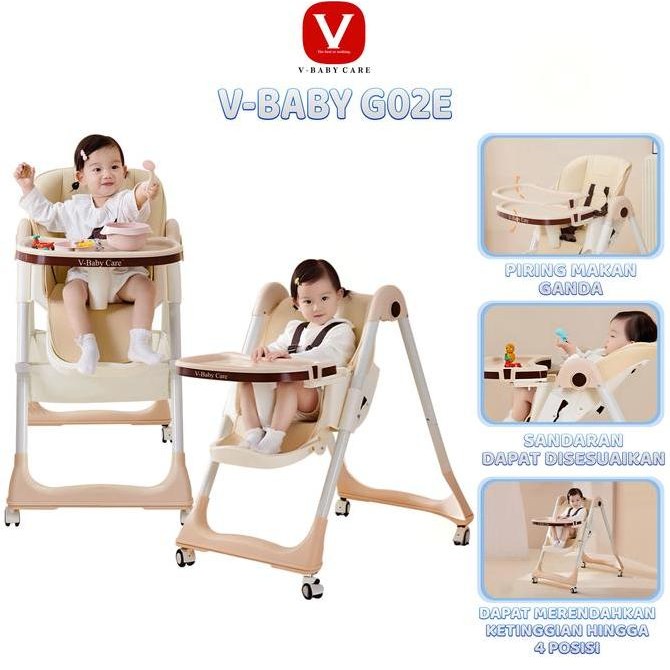 V-Baby Care /Kursi Makan Bayi/Kursi Makan Balita/Baby Chair/Baby Chair Multifungsi/Kursi Makan Anak 
