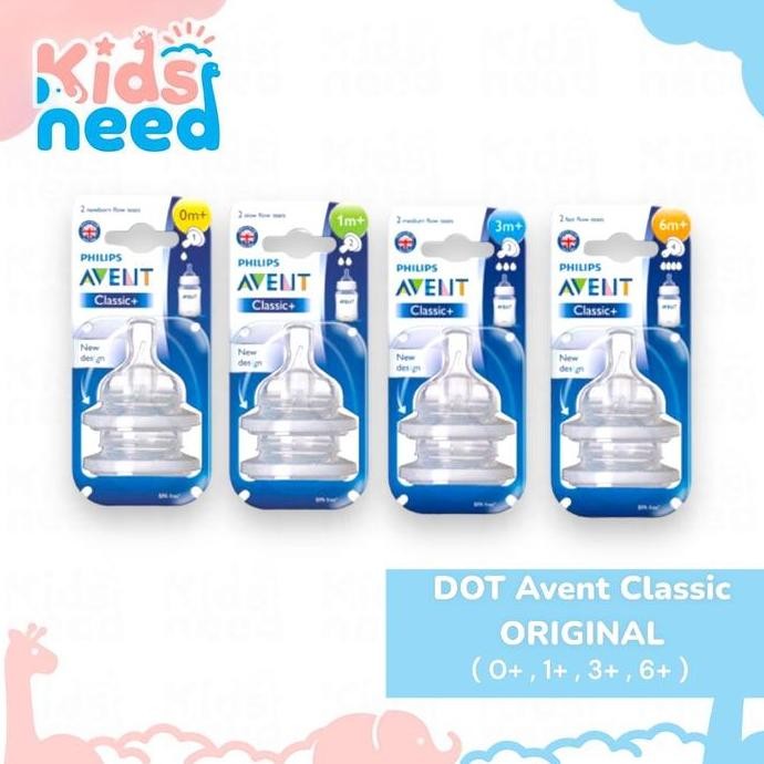 Dot Avent Classic/Avent Teat Nipple Classic Ori Co