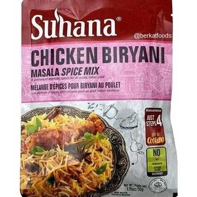 

cusss order] Chicken Biryani Masala Spice Mix Suhana / Bumbu Masak Instan Nasi Biryani Halal