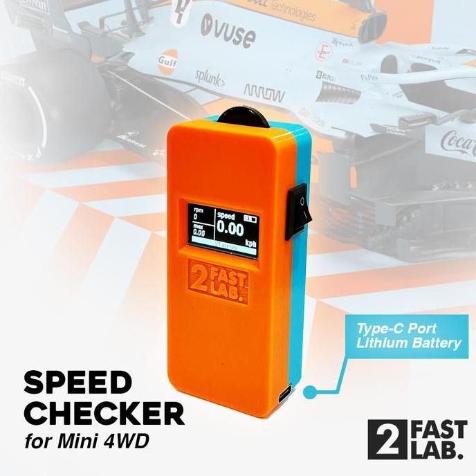 Speed Checker By 2 Fast Lab Untuk Tamiya Mini 4Wd Kualitas Terbaik Harga Termurah