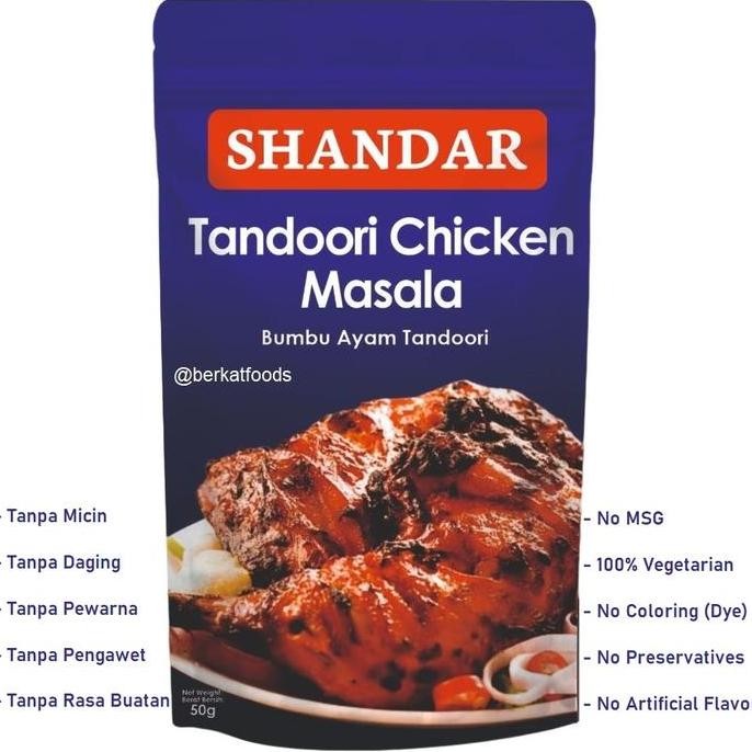 

Ready stock] Tandoori Masala Powder Pure / Bumbu Ayam Daging Tandori Masakan India