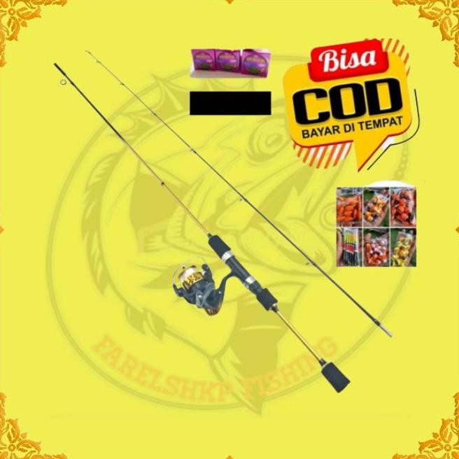 set alat pancing joran ul ajiro dooka ninja 165cm 180cm 198cm 210cm [terbaik]