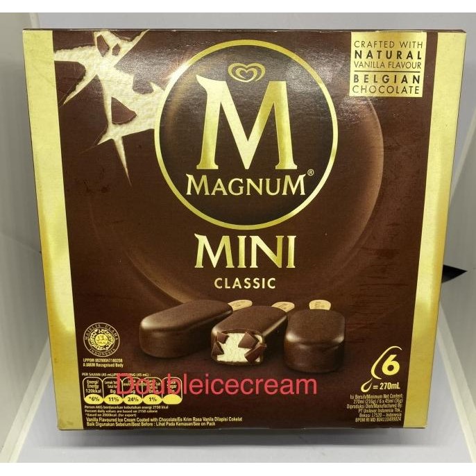 

walls magnum mini classic dan almond ice cream's termurah