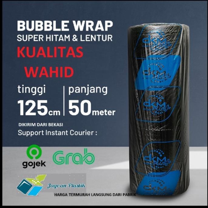 

BUBBLE WRAP / BUBLE WRAP HITAM PREMIUM EKONOMIS 125 CM X 50 M