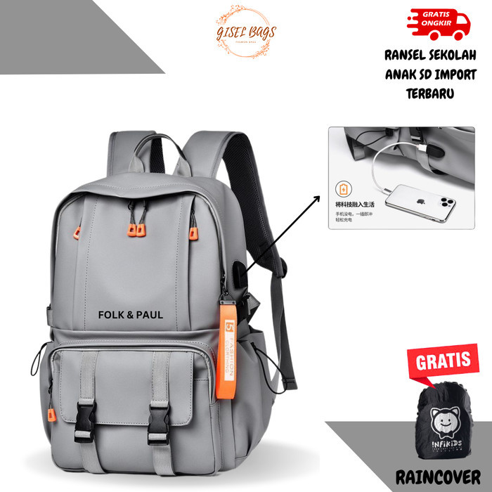 Tas Sekolah Anak Laki Laki Sd Smp Sma Remaja Ransel Laptop Anti Air