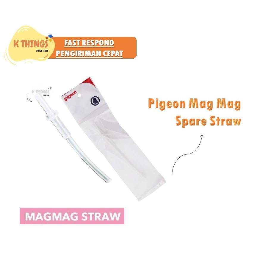 PIGEON Mag Mag Spare Straw / Sedotan Botol Minum Pigeon Mag Mag