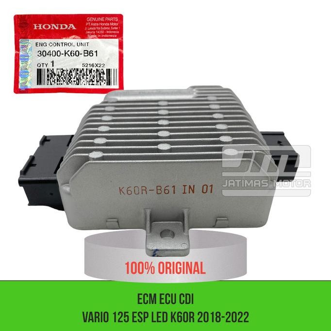 ECM ECU CDI VARIO 125 ESP LED 2018-2022 30400-K60-B61 K60R-B61-IN-01 ORIGINAL DAN TERPERCAYA