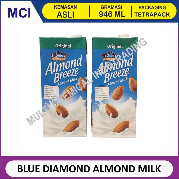 

blue diamond almond breeze almond milk original 946 ml / susu almond termurah