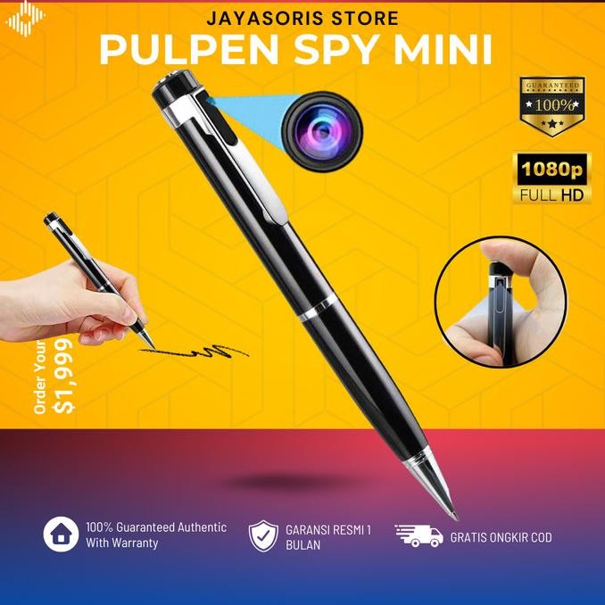 

Produk Baru!! Kamera Pengintai Tersembunyi Mini HD Pulpen SPY Camera CCTV Portable