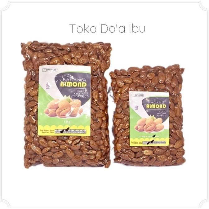 

kacang almond-panggang-kupas-1000gr/1kg-almond kupas ( matang ) termurah