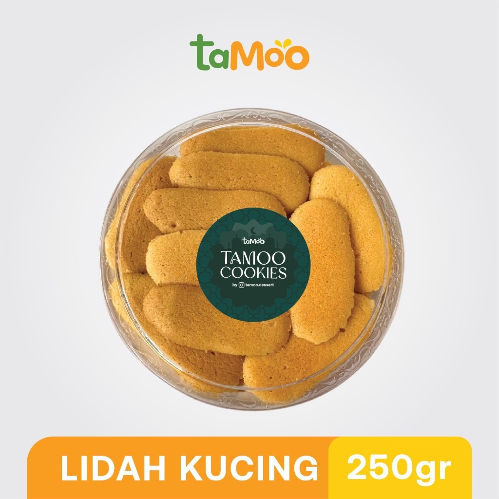 

Kue Lidah Kucing Kue Kering Lebaran Tamoo Cookies 250gr