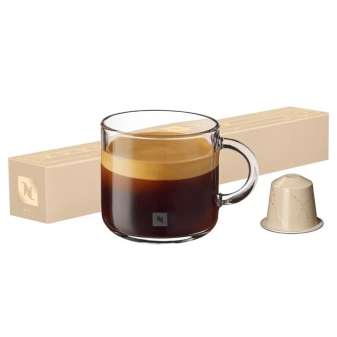 

nespresso festive almond croissant flavour limited edition coffee capsule / kapsul kopi - 10 capsules termurah