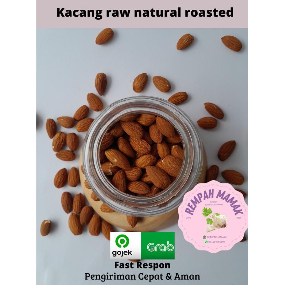

kacang almond panggang utuh 250gram/ roasted whole almond termurah