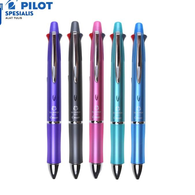 

Produk Baru!! PILOT DR. GRIP 4+1 SIZE 0.5MM PULPEN PILOT 4 PEN + 1 PENSIL UK 0.5