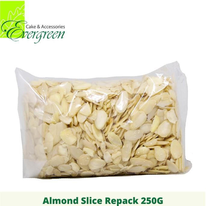 

kacang almond slice repack 250g termurah